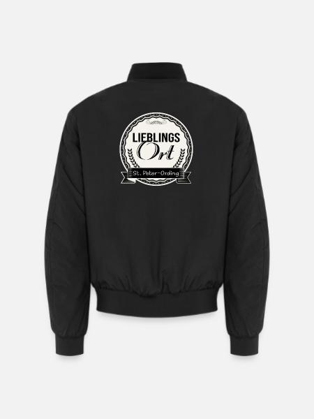 Lieblingsort St. Peter-Ording - Unisex Bomberjacke - Schwarz