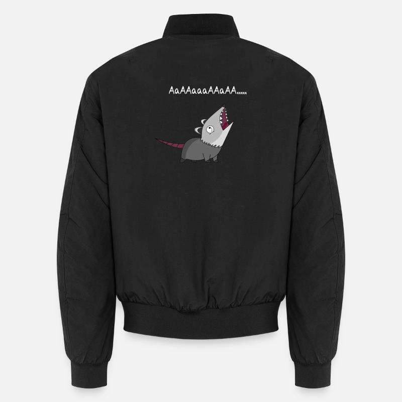 Opossum - Unisex Bomber Jacket - black