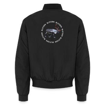 BLITZEN - Bomber unisexe - noir - Dos - AI Model Male 185 light (185cm)