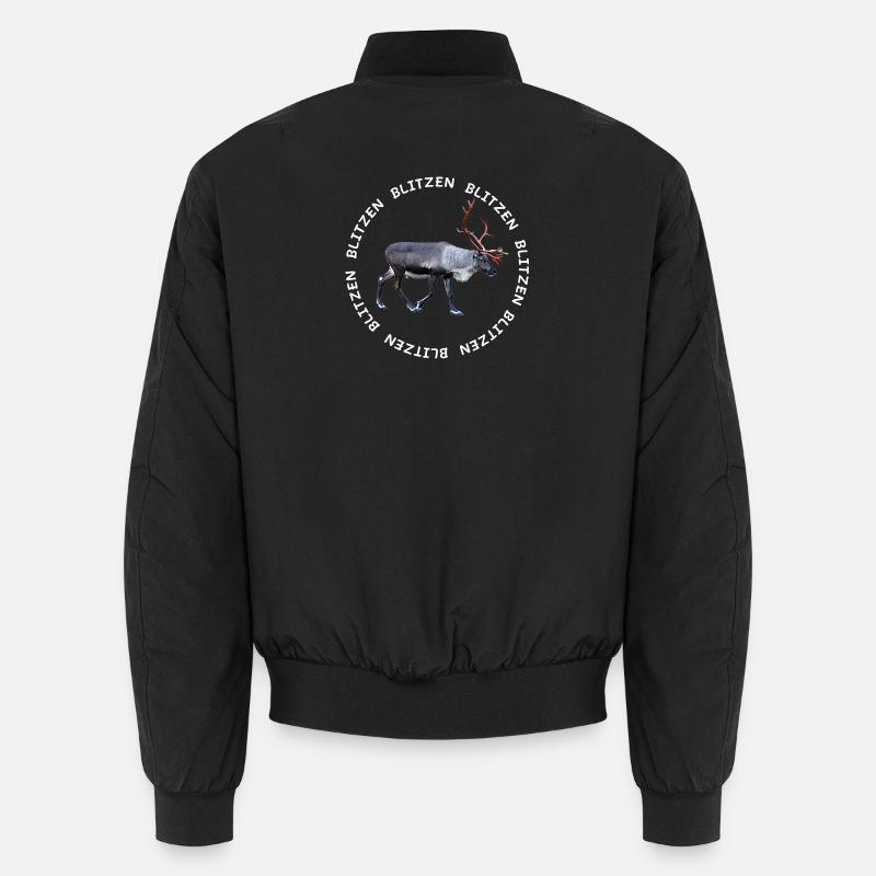 BLITZEN - Unisex Bomberjacke - Schwarz