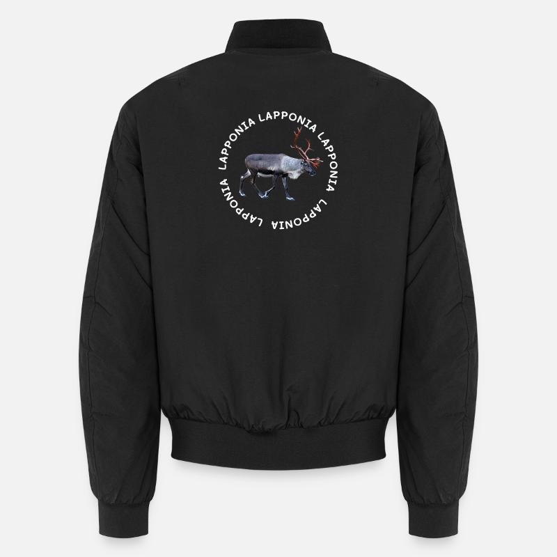 LAPPONIEN - Unisex Bomberjacke - Schwarz