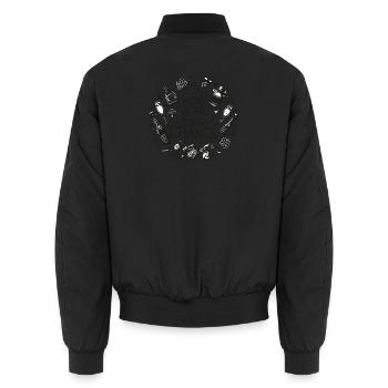 Nouvel An Nouvelle Chance Réveillon du Nouvel An Chance - Bomber unisexe - noir - Dos - AI Model Male 185 light (185cm)