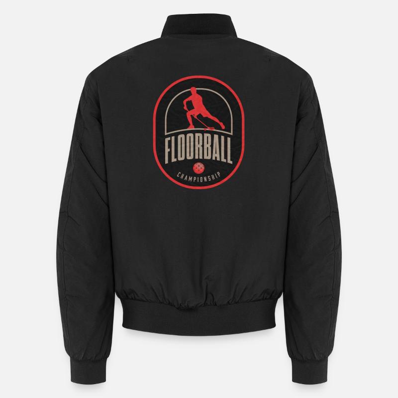 Floorball Meisterschaft Patch Unisex Bomberjacke