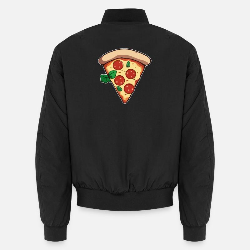 Pizza - Bomber unisexe - noir