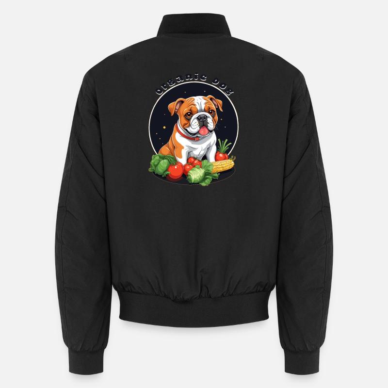 Organic Dog - Unisex Bomber Jacket - black