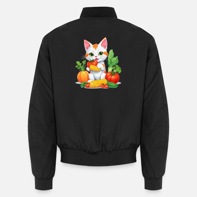 Chat Bio - Bomber unisexe - noir