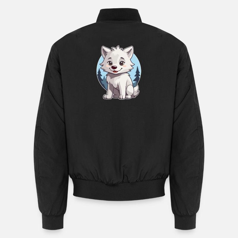 Loup mignon ou chien husky Bomber unisexe