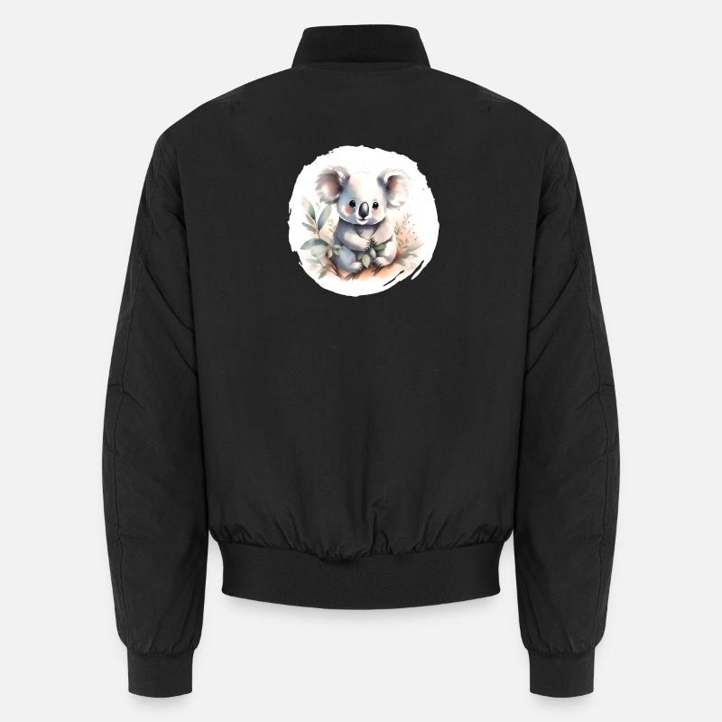 Aquarelle de Koala Bomber unisexe