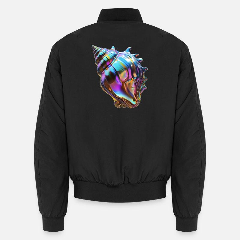 chromatic sea shell Unisex Bomber Jacket