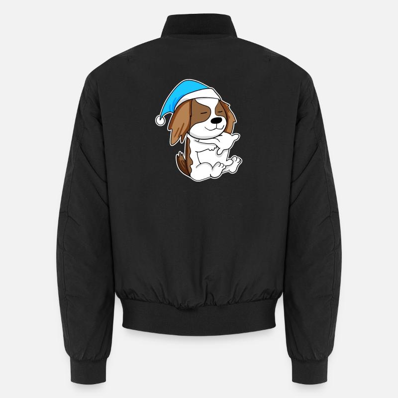 Cavalier King Charles Spaniel Sleeping Fatigue Bomber unisexe