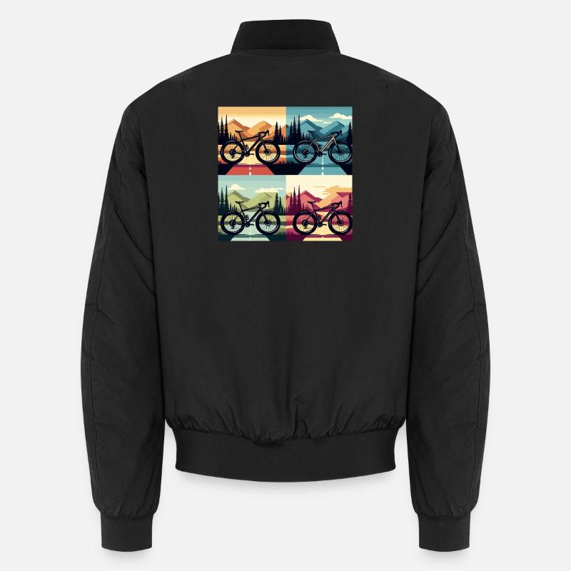Schotter Vier Jahreszeiten Unisex Bomberjacke