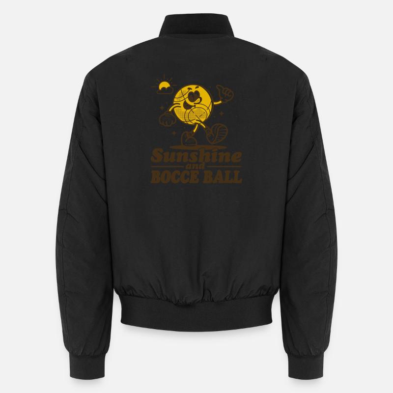 Soleil et boule de pétanque avec Jack Bocci jeu de pétanque Bomber unisexe