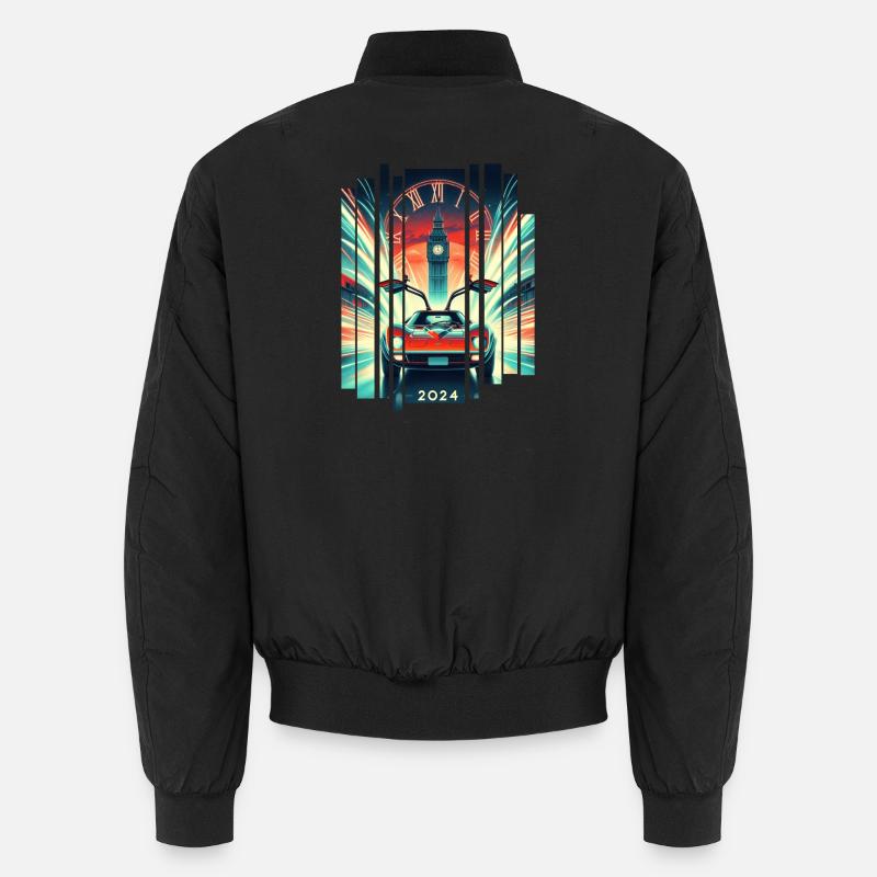 Back to the Future 2024 Retro Vintage Unisex Bomber Jacket