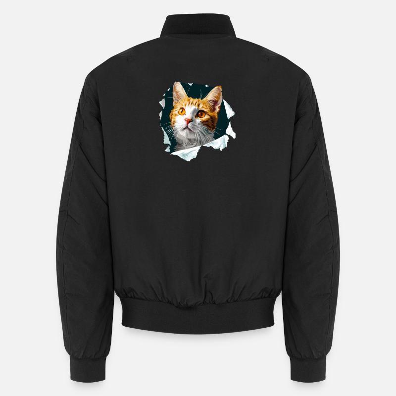 Chat, Chat, Chat, Tête de Chat, Amoureux des Chats Bomber unisexe