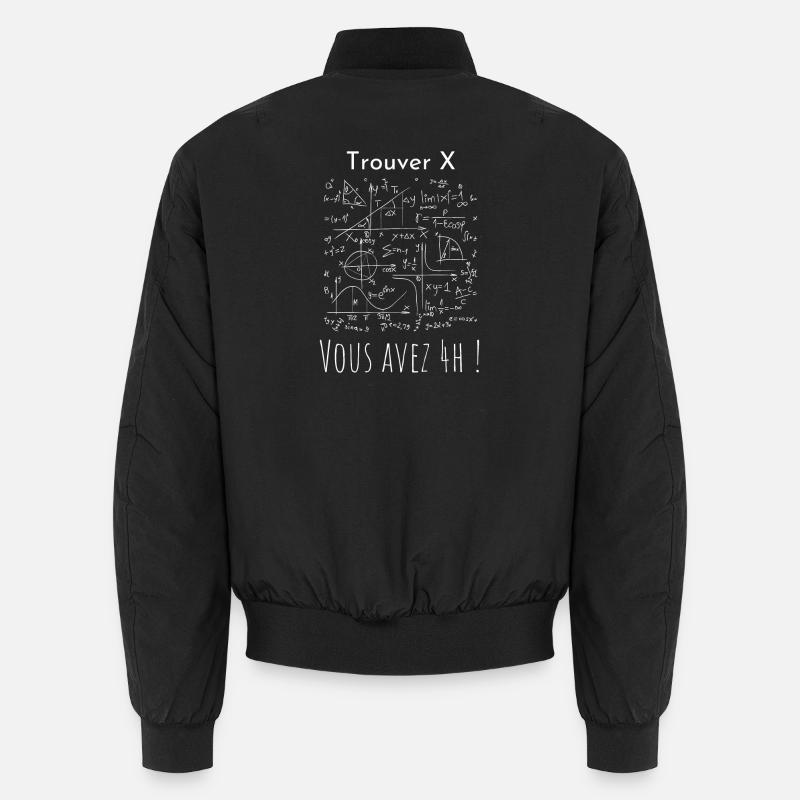 Humour - design maths - pour les geek ! Bomber unisexe