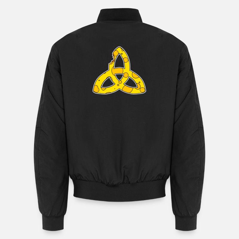 Celtic Symbol Triqueta Symbol - Unisex Bomber Jacket - black