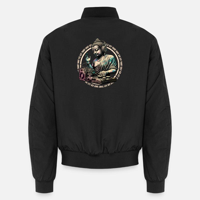 DJ Buddha - let that shit go Unisex Bomber Jacket