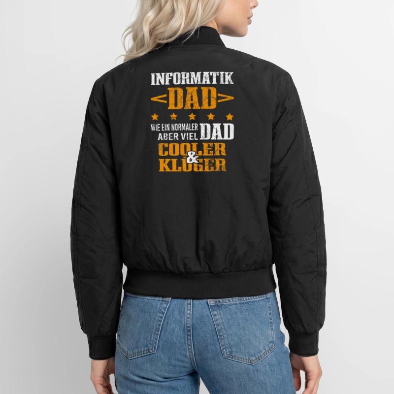 Informatiker Vater Programmierer Technik-Nerd Unisex Bomberjacke