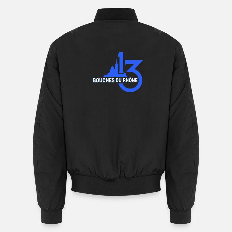 Bouches du Rhône - Unisex Bomberjacke - Schwarz