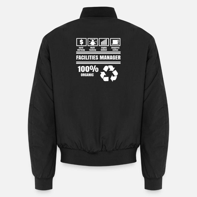 Manager Job Arbeit Vorgesetzter Karriere Statement Unisex Bomberjacke