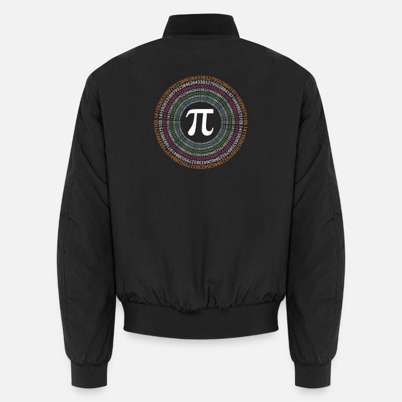 Pi Day - Happy Pi Day - Unisex Bomber Jacket - black