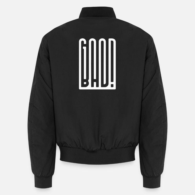 Good Bad - Unisex Bomberjacke - Schwarz