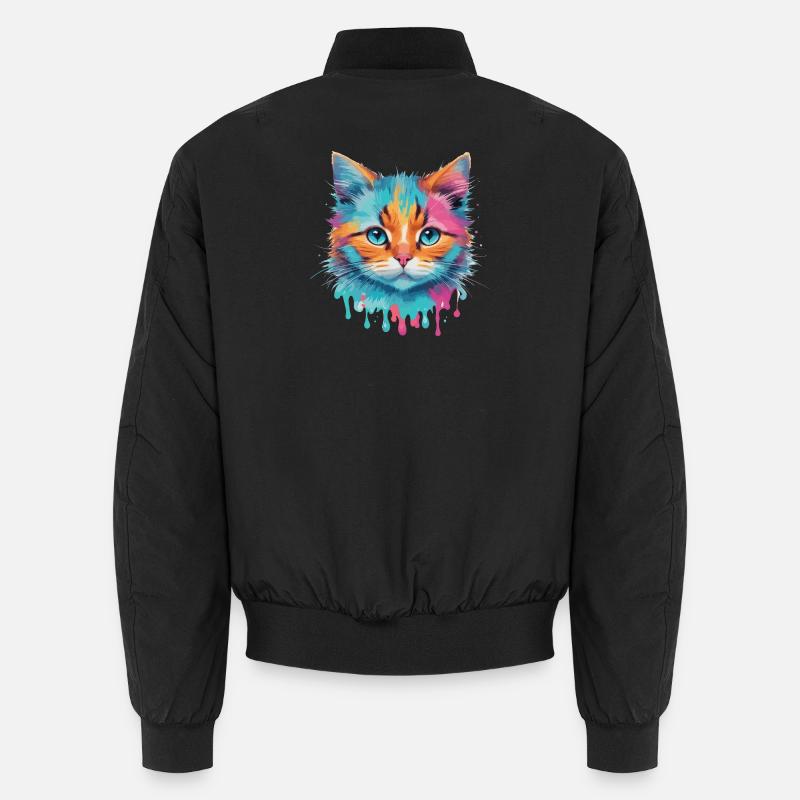 Niedliche Katze Unisex Bomberjacke