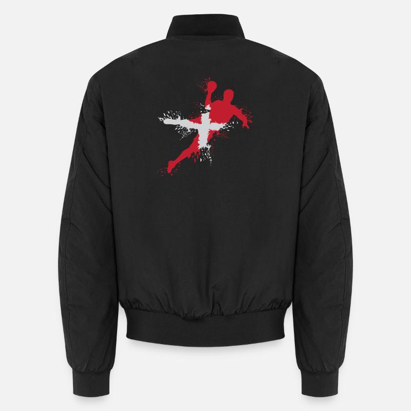 Équipe de handball Danemark Symbole Icône du logo Bomber unisexe