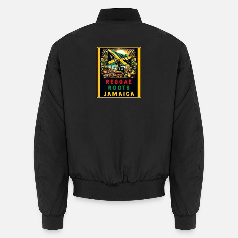 Reggae Wurzeln Jamaika Unisex Bomberjacke