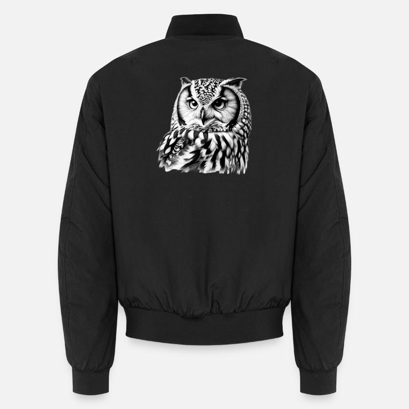 Eule Unisex Bomberjacke