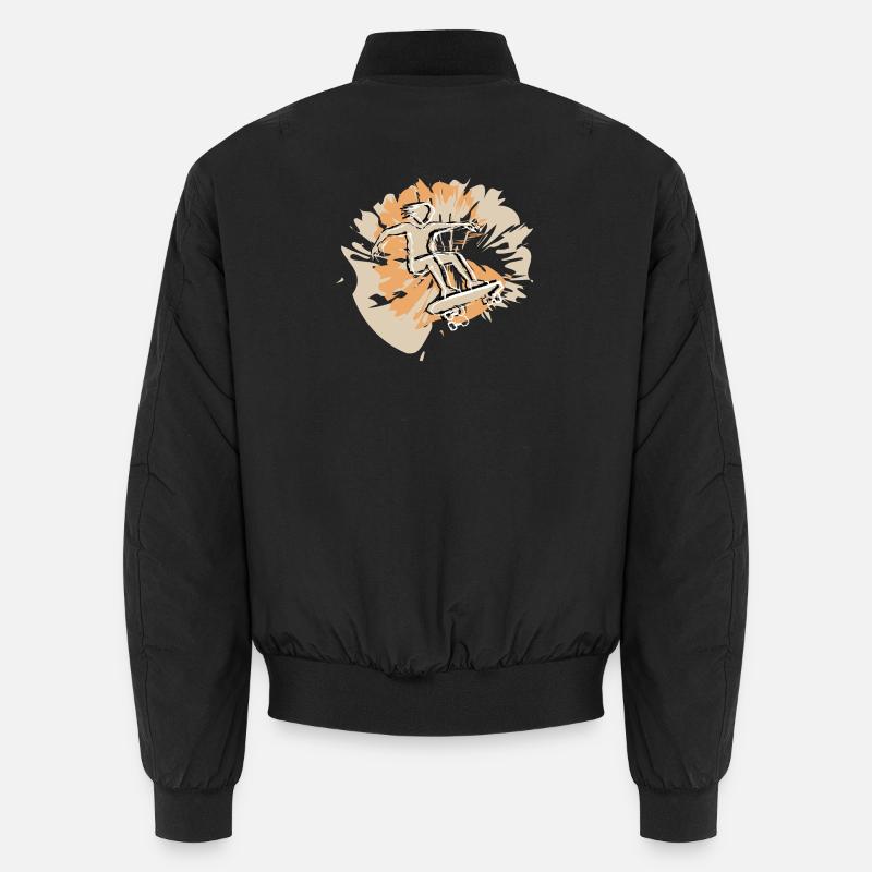 Style de skateboard Bomber unisexe