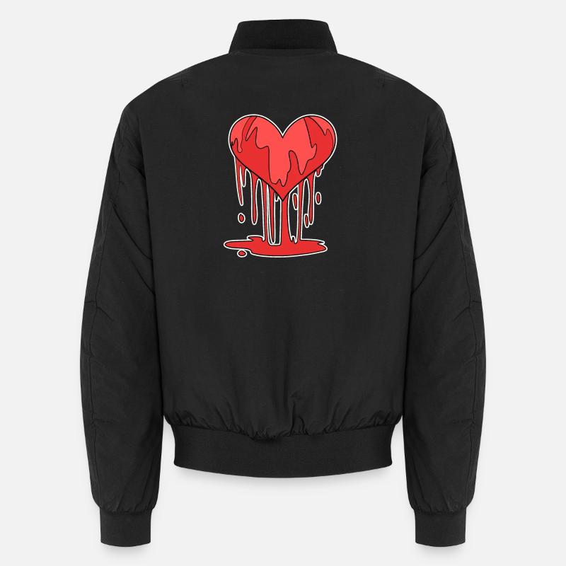 Heart injured Unisex Bomber Jacket