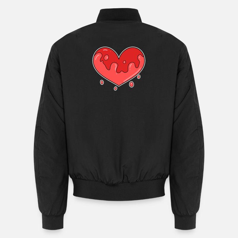 Cœur solitaire Bomber unisexe