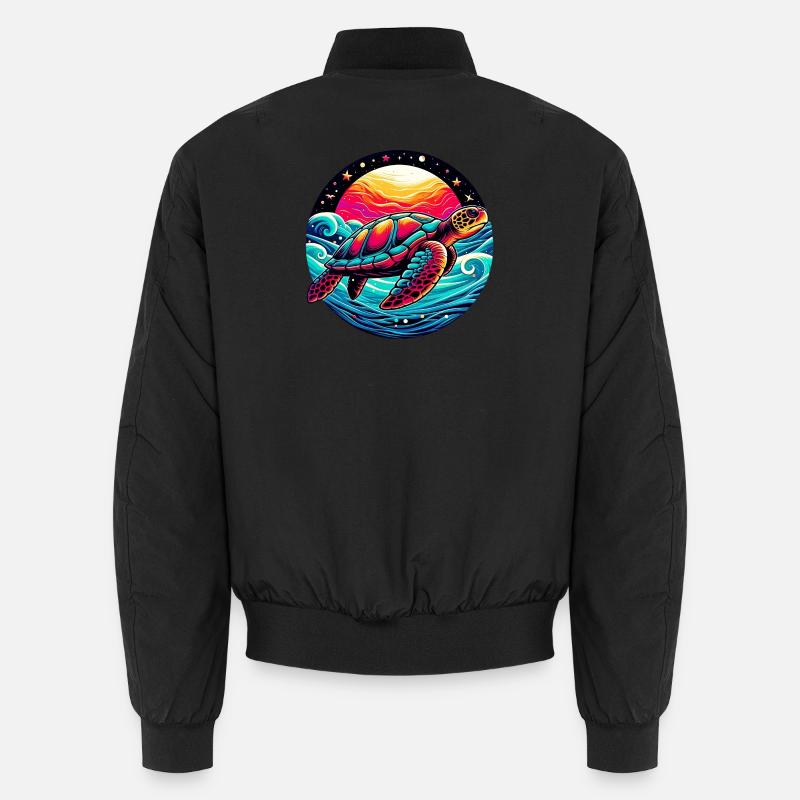 Tortue marine Bomber unisexe