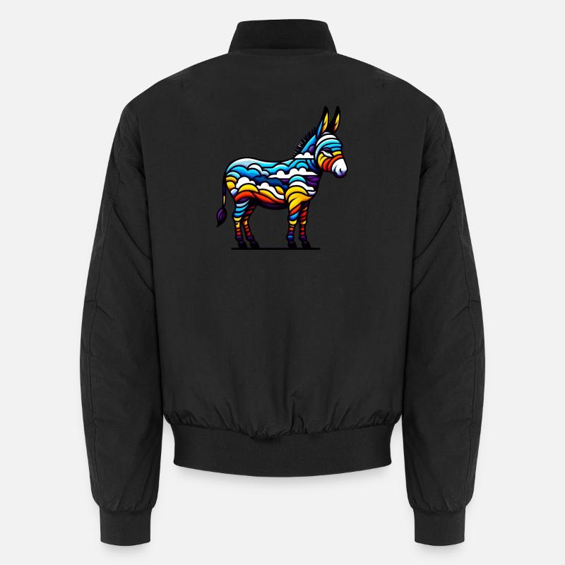 Esel, Schnuller, Maultier Unisex Bomberjacke