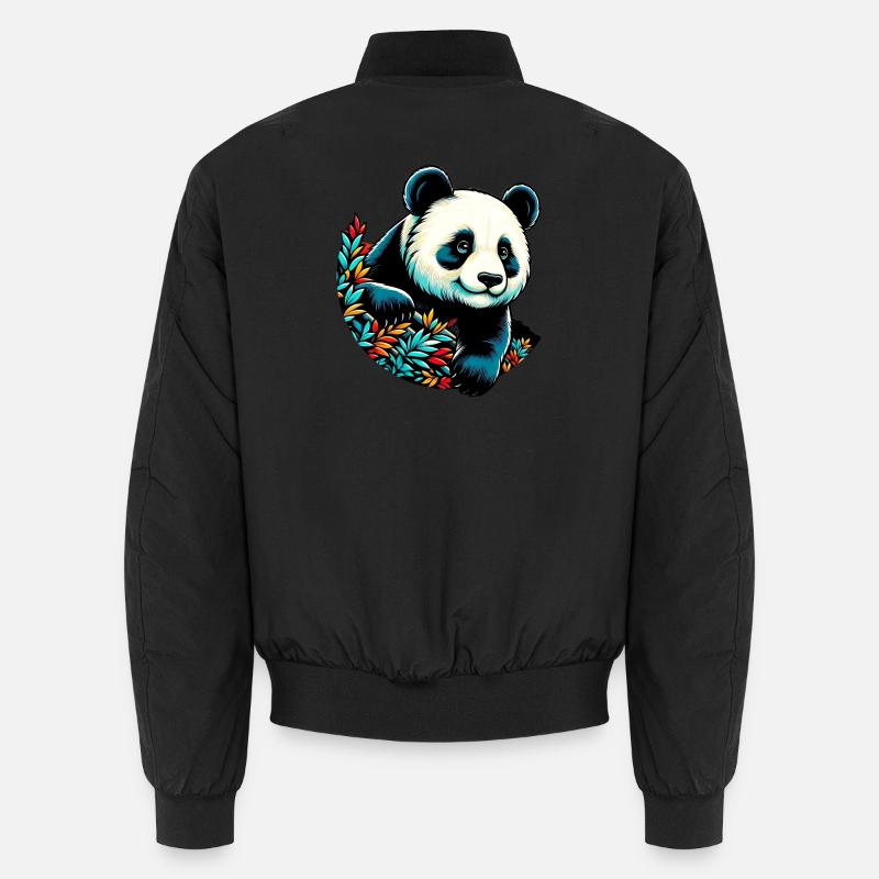 Panda Unisex Bomber Jacket