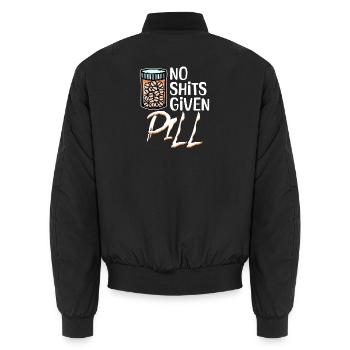 Quoi qu’il en soit, dire cool n’a pas d’importance pour moi attitude - Bomber unisexe - noir - Dos - AI Model Male 185 light (185cm)