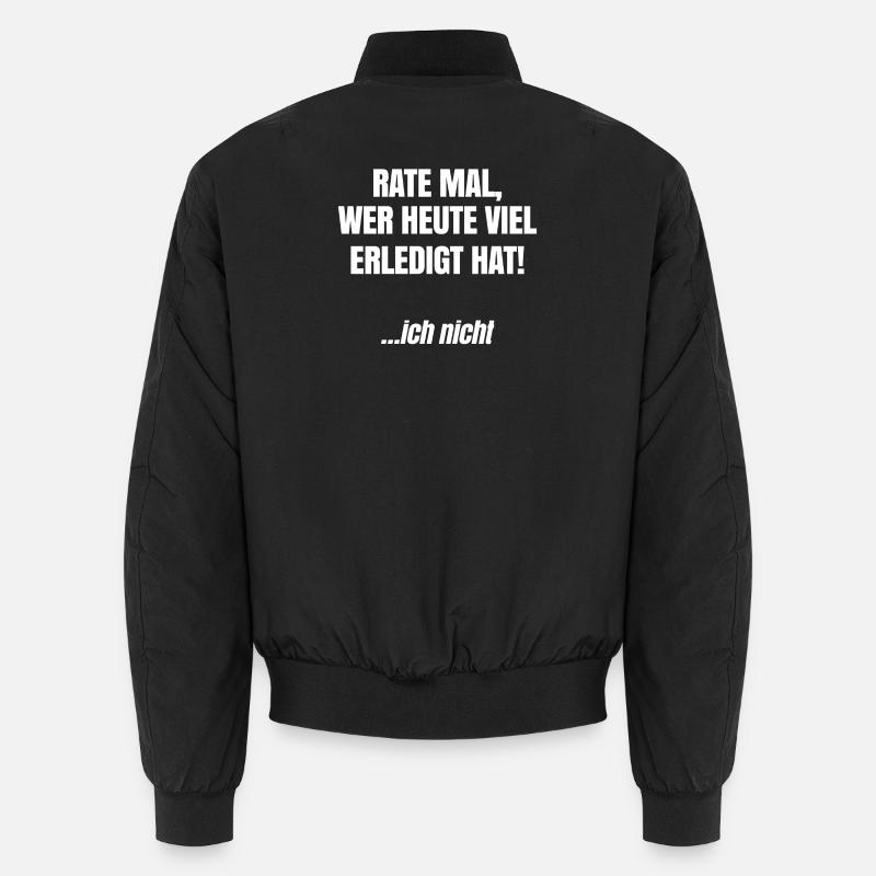 Witzig Statement Ist Mir Egal Gleichgültig Unisex Bomberjacke