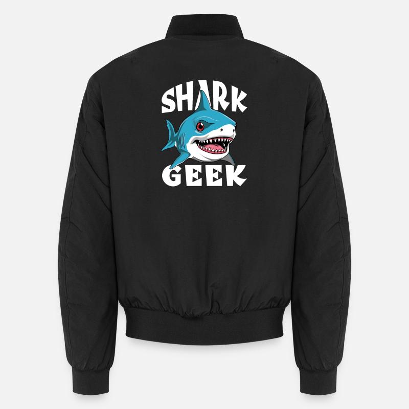 Shark Geek for Shark Fan Unisex Bomber Jacket