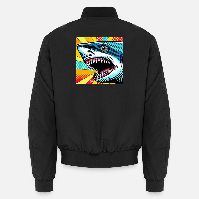 Requin Pop Art Bomber unisexe