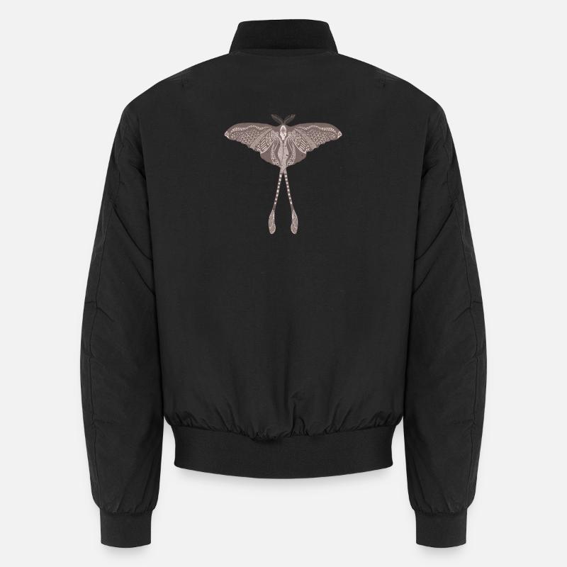 Chinesische Mondmotte - Luna Moon Moth Unisex Bomberjacke