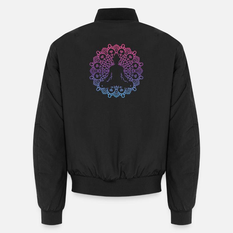 Yoga Mandala Bomber unisexe
