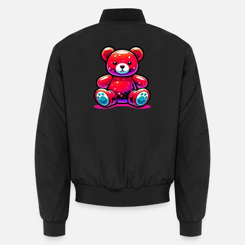 Bär - Unisex Bomberjacke - Schwarz