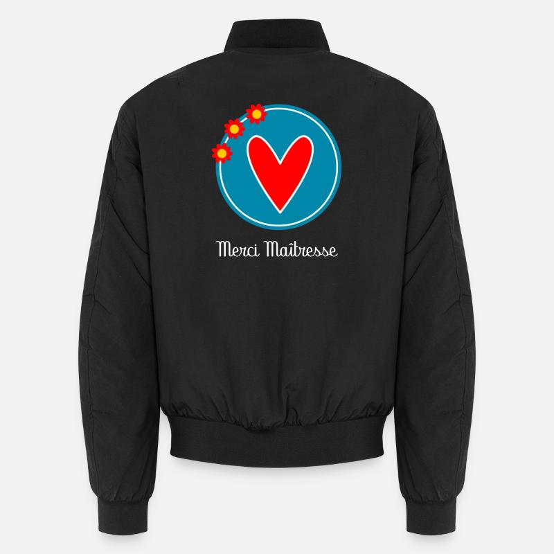 MAÎTRESSE. MERCI. MERCI MAÎTRESSE - Bomber unisexe - noir