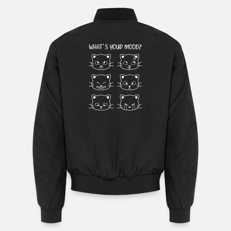 Cats - What's Your Mood? - Unisex Bomber Jacket - black