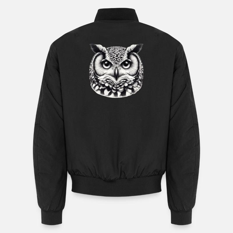 Eule Unisex Bomberjacke