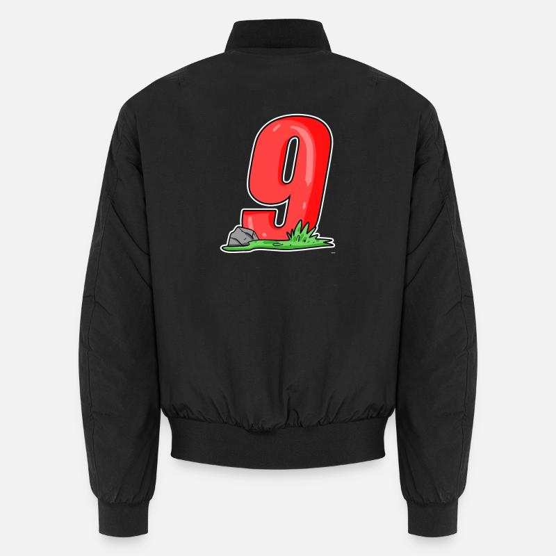 Numéro 9 Numéro - Bomber unisexe - noir