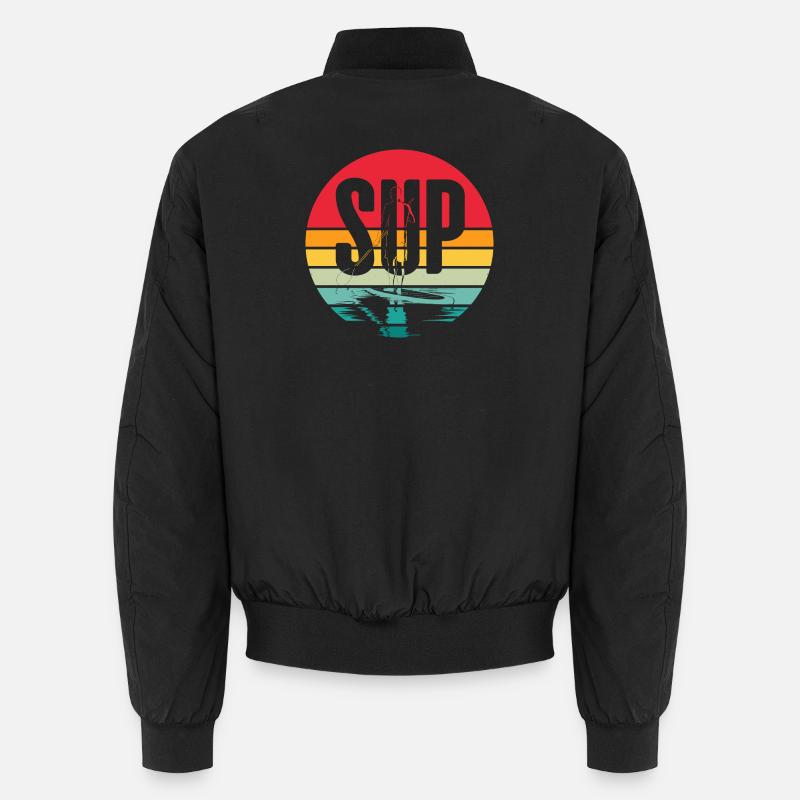 SCHLÜRFEN - Unisex Bomberjacke - Schwarz