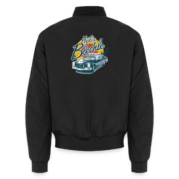 Heilix Blechle - Unisex Bomberjacke - Schwarz - Hinten - AI Model Male 185 light (185cm)
