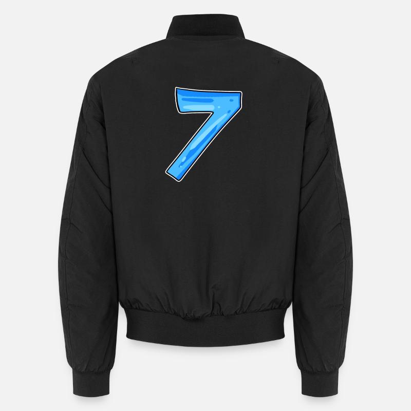 7 Nombre Bomber unisexe